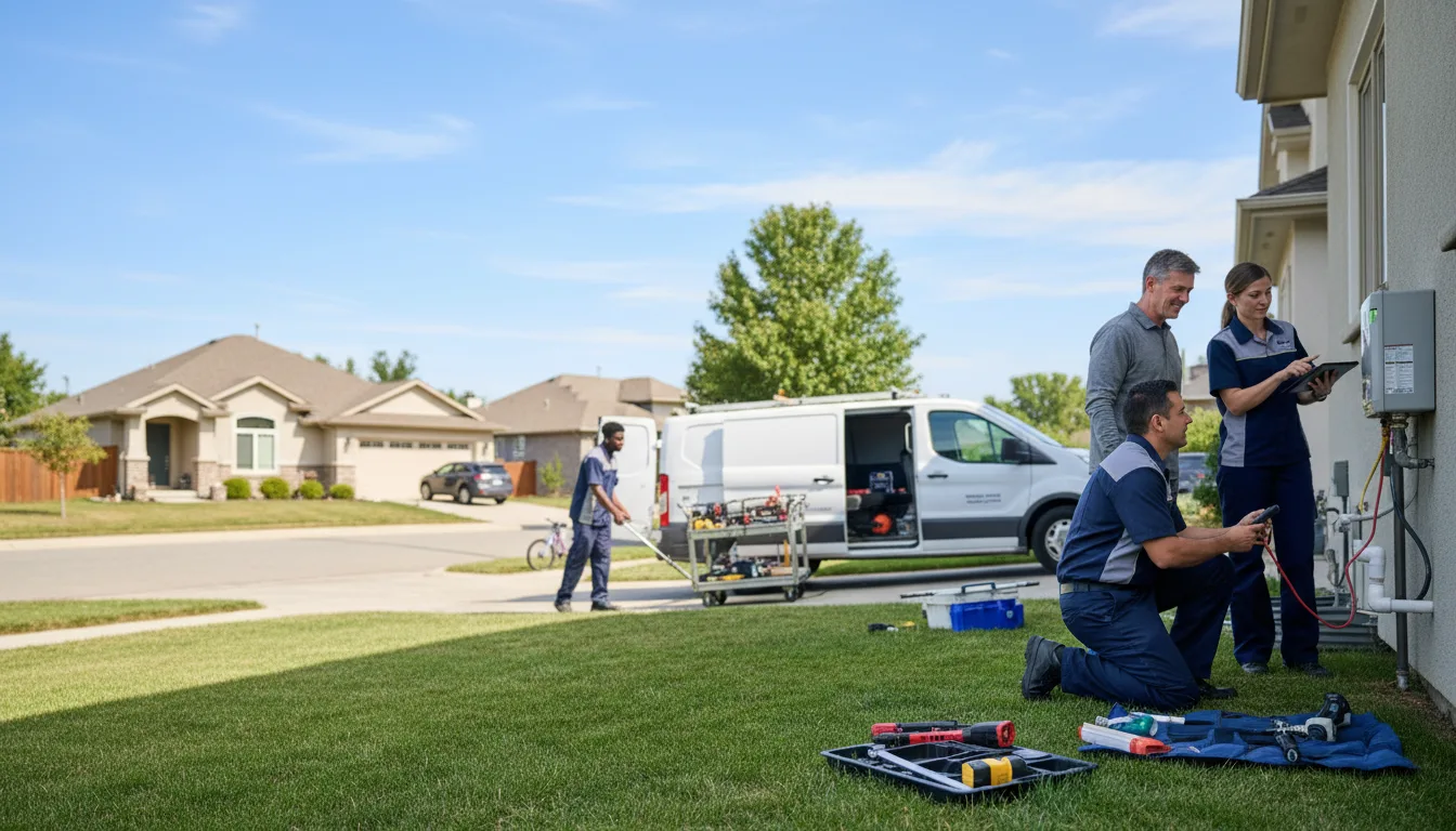 Tankless water heater service in Hustle, VA